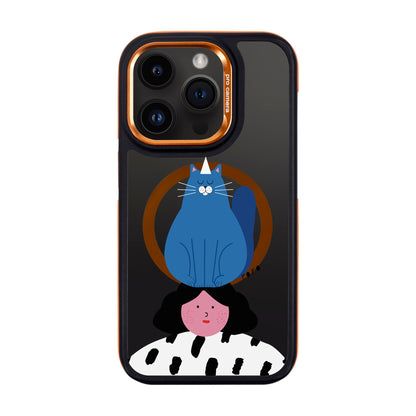NAUGHTY CAT-iPhone 14 Pro Dark Kılıf MagSafe Özellikli