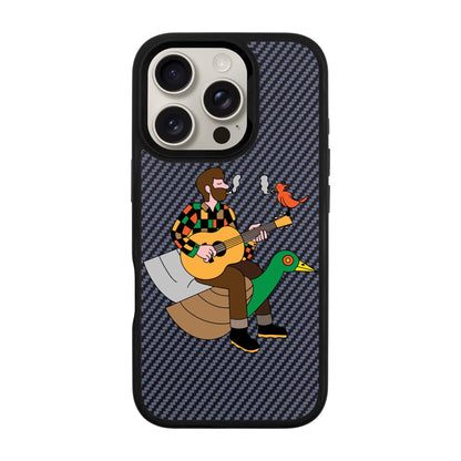 BIRDS OF A FEATHER-iPhone 16 Pro Plaid Kılıf MagSafe Özellikli