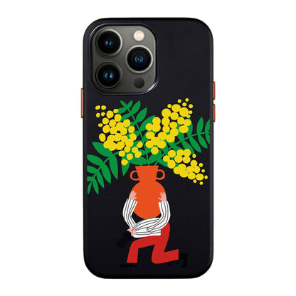 VASE-iPhone 13 Pro Max Leather Kılıf