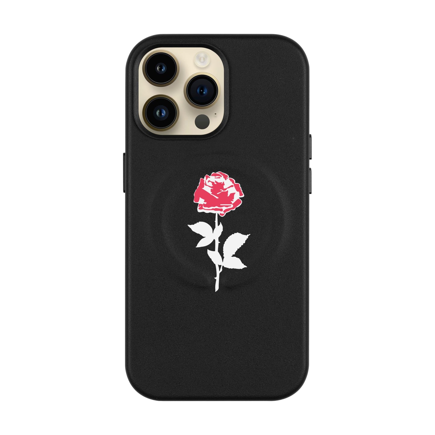 NATUREL ROSE-iPhone 14 Pro Max Leather Kılıf MagSafe Özellikli
