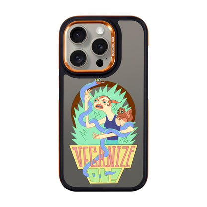 VEGANİZE-Dark Kılıf MagSafe Özellikli - iPhone 15 Pro