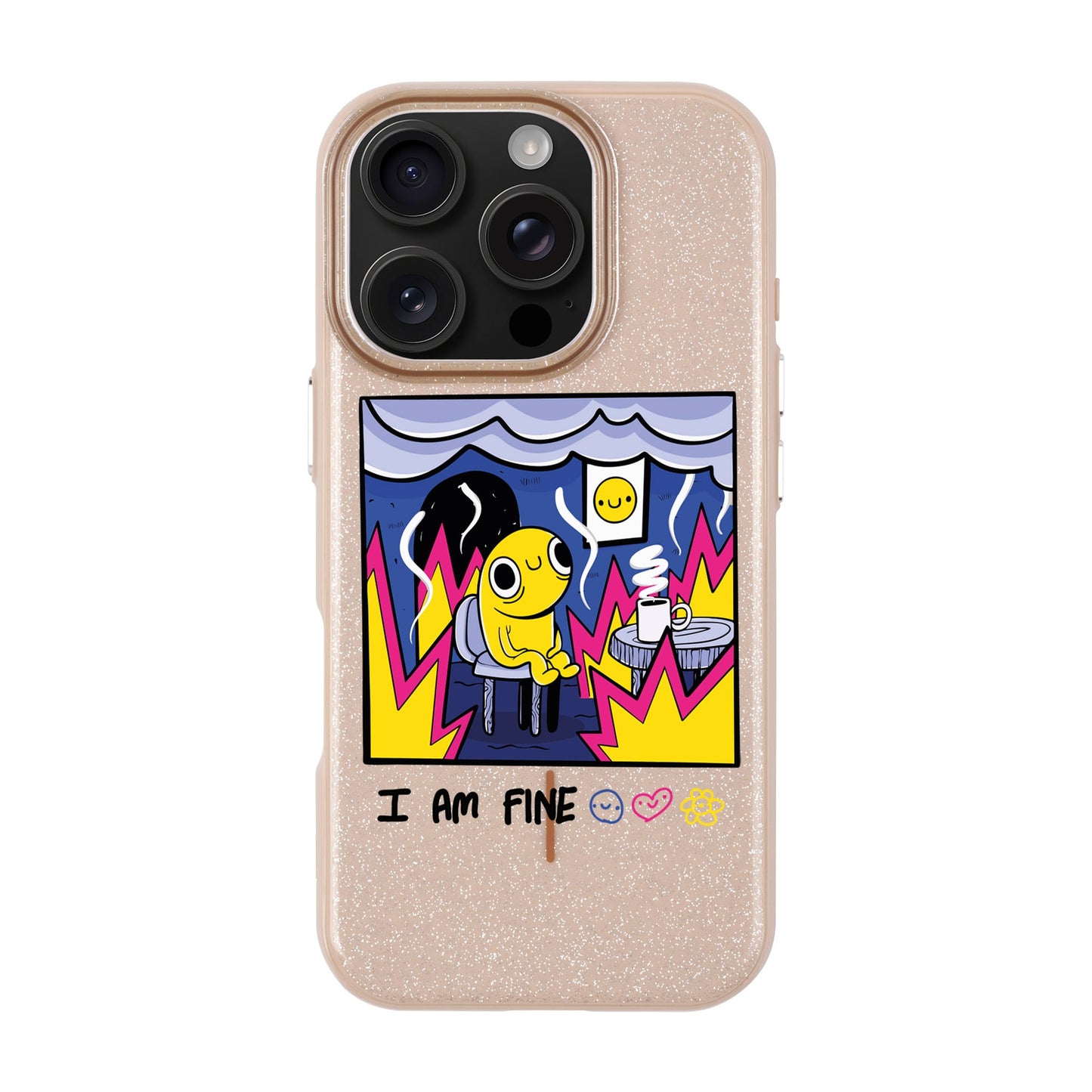 I AM FINE-iPhone 16 Pro Radiant Kılıf MagSafe Özellikli