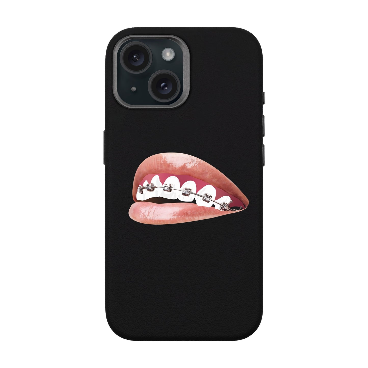 ORTHODONTIST-iPhone 15 Leather Premium Kılıf MagSafe Özellikli