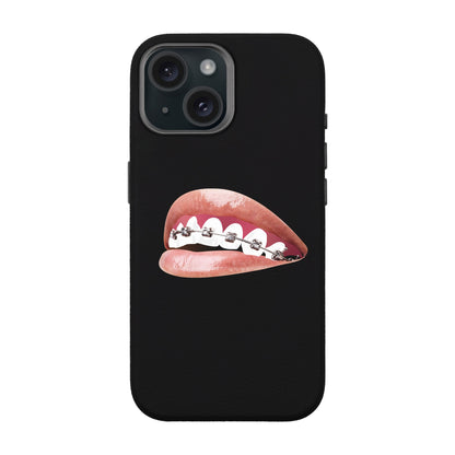 ORTHODONTIST-iPhone 15 Leather Premium Kılıf MagSafe Özellikli