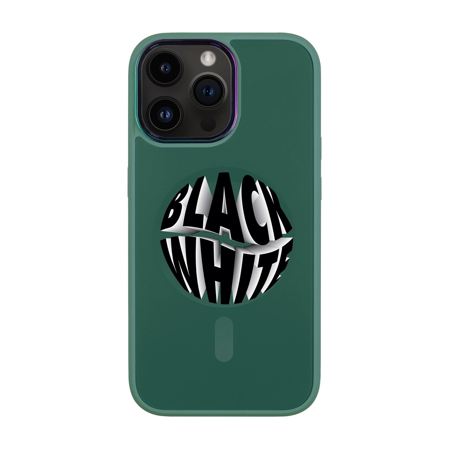 BLACK WHITE-iPhone 14 Pro Max Vigor Kılıf MagSafe Özellikli
