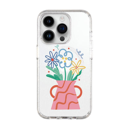 PINK VASE-iPhone 14 Pro Shiny Kılıf MagSafe Özellikli