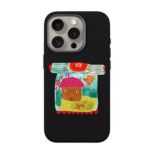 SİHİRLİ KAZAK-iPhone 15 Pro Leather Premium Kılıf MagSafe Özellikli
