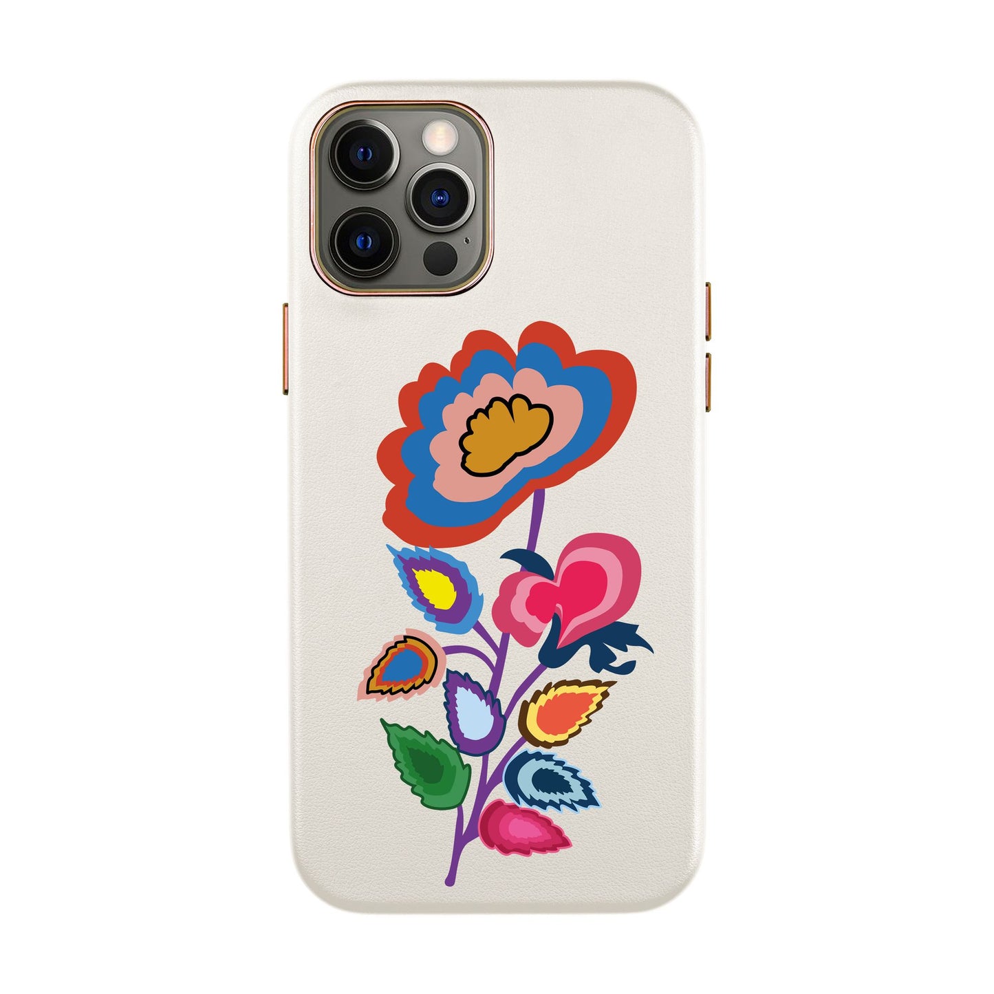 KNITTED FLOWER-iPhone XR Leather Kılıf