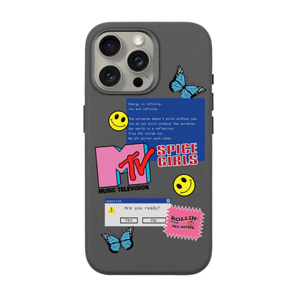 ARE YOU READY-iPhone 15 Pro Max Leather Premium Kılıf MagSafe Özellikli