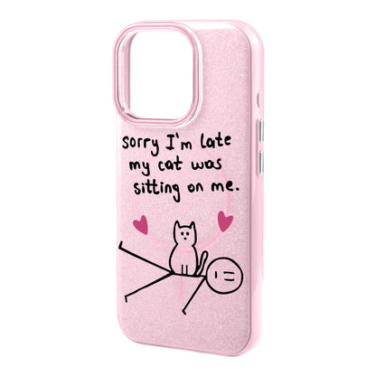 SORRY I'M LATE-iPhone 16 Pro Max Radiant Kılıf MagSafe Özellikli