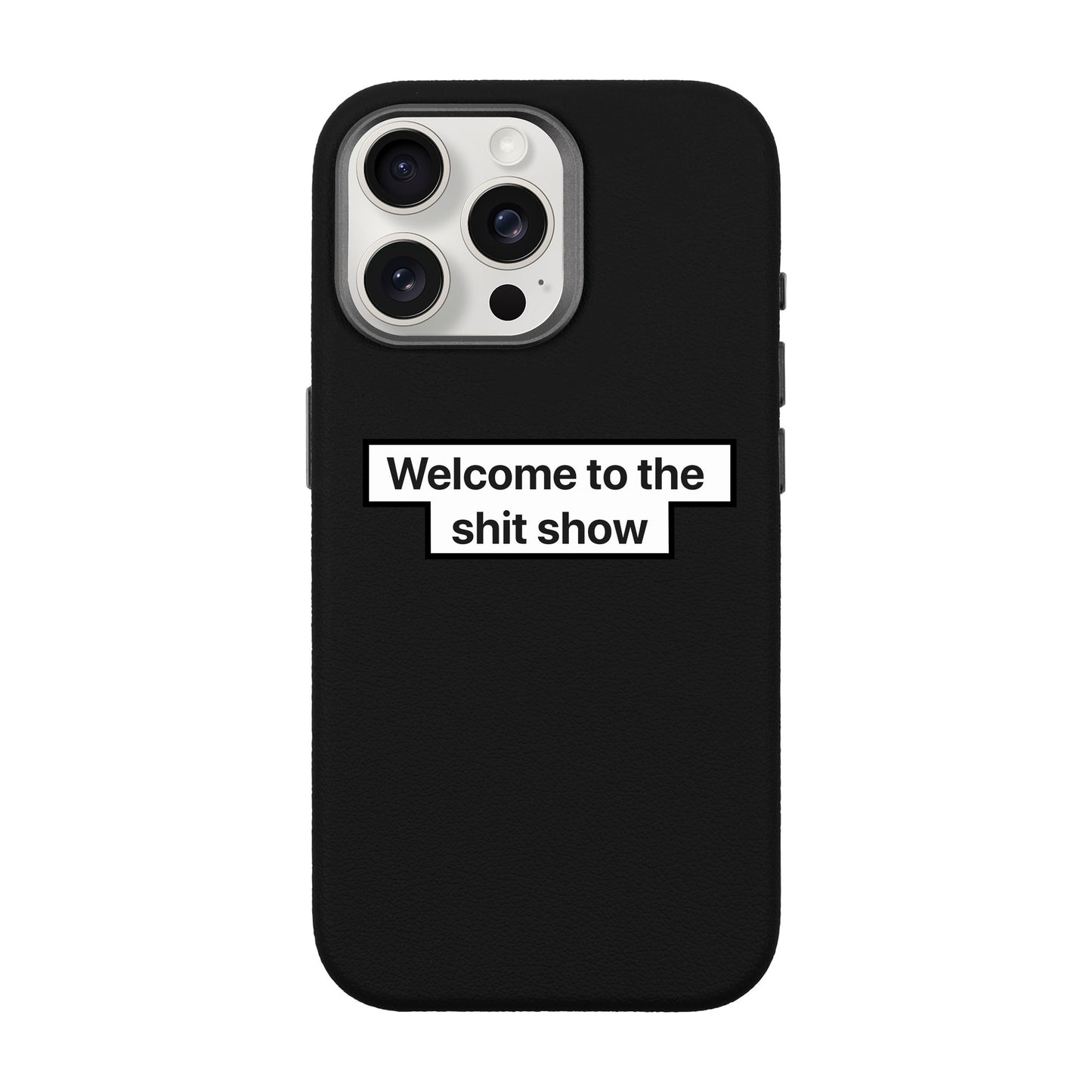 WELCOME-iPhone 15 Pro Max Leather Premium Kılıf MagSafe Özellikli