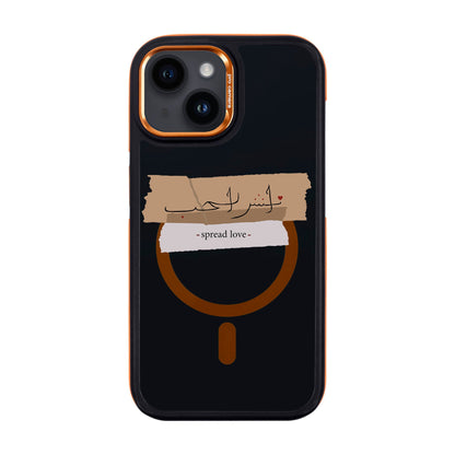 SPREAD LOVE-Dark Kılıf MagSafe Özellikli - iPhone 13