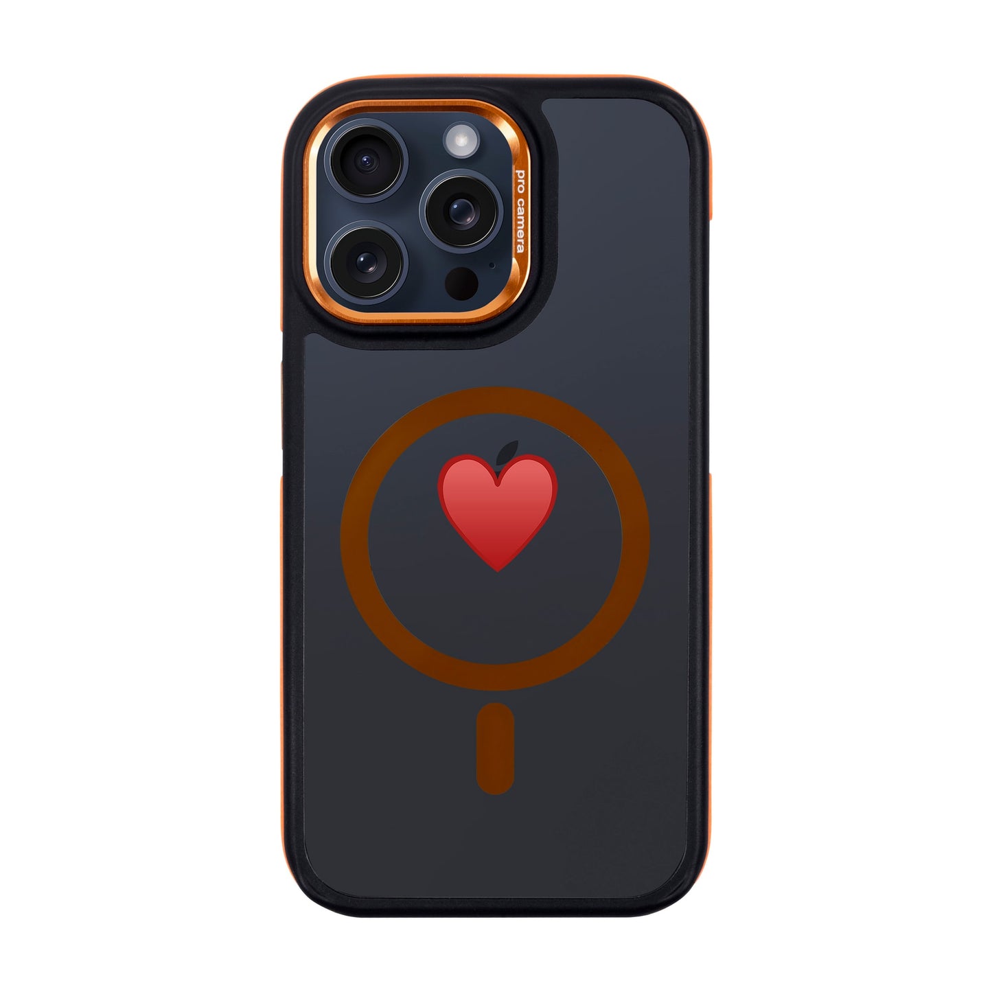 SPREAD HEART-iPhone 15 Pro Max Dark Kılıf MagSafe Özellikli