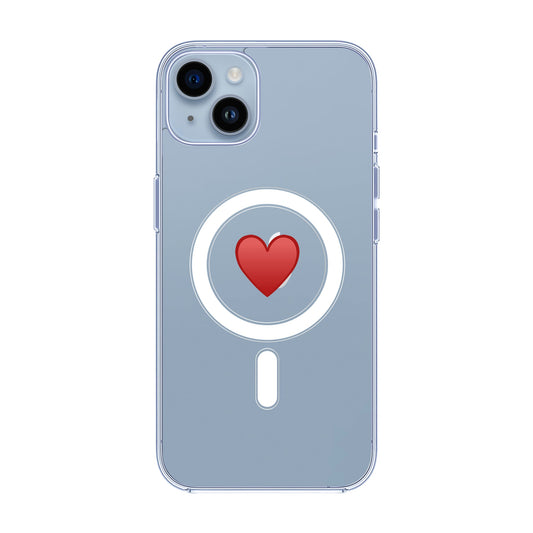 SPREAD HEART-iPhone 14 Plus Solid Kılıf MagSafe Özellikli