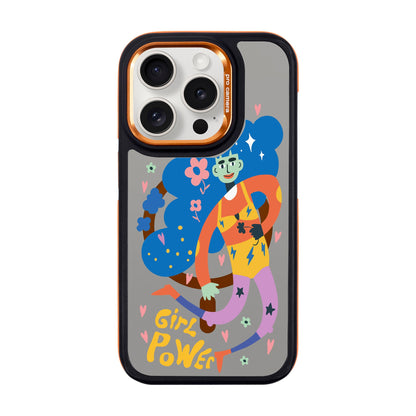 GIRL POWER-iPhone 15 Pro Dark Kılıf MagSafe Özellikli