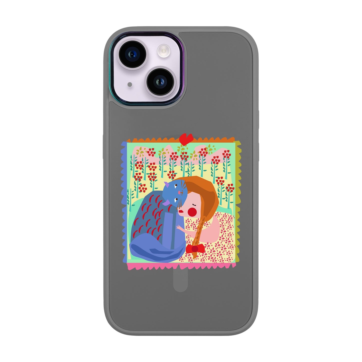 KEDİ POSTA PULU-Vigor Kılıf MagSafe Özellikli - iPhone 13