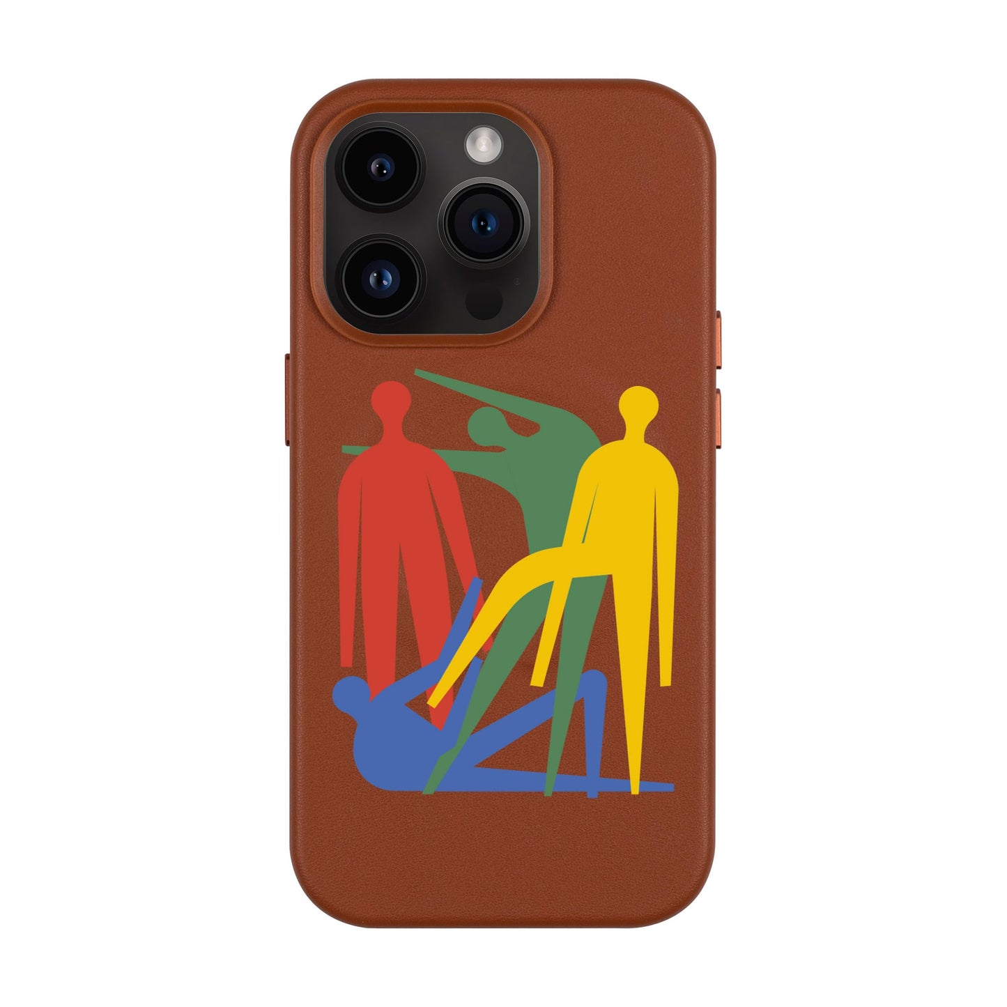 MANBOS-Leather Kılıf MagSafe Özellikli - iPhone 14 Pro