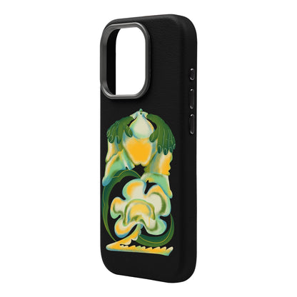 HUGEMAN-iPhone 16 Pro Max Leather Premium Kılıf MagSafe Özellikli