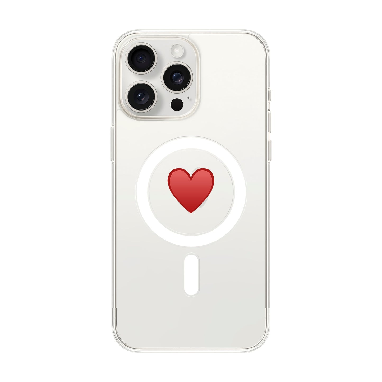 SPREAD HEART-iPhone 15 Pro Max Solid Kılıf MagSafe Özellikli