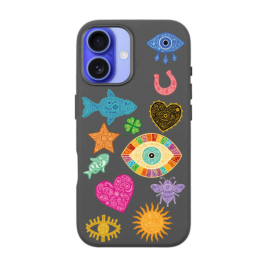CHARMS BY BERRİN ÖZKAN-iPhone 16 Plus Leather Premium Kılıf MagSafe Özellikli