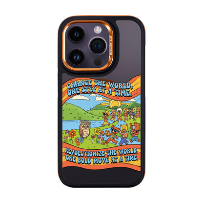 CHANGE THE WORLD-iPhone 14 Pro Dark Kılıf MagSafe Özellikli