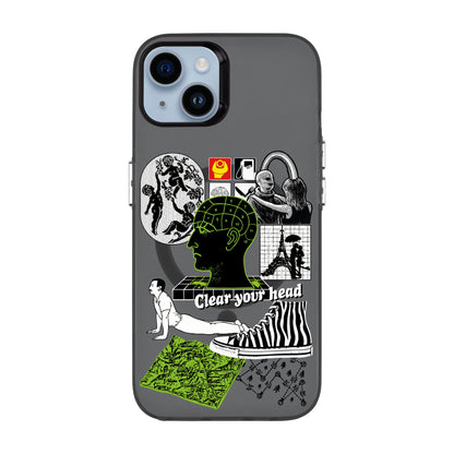 CLEAR YOUR HEAD-iPhone 14 Plus Hold Kılıf MagSafe Özellikli