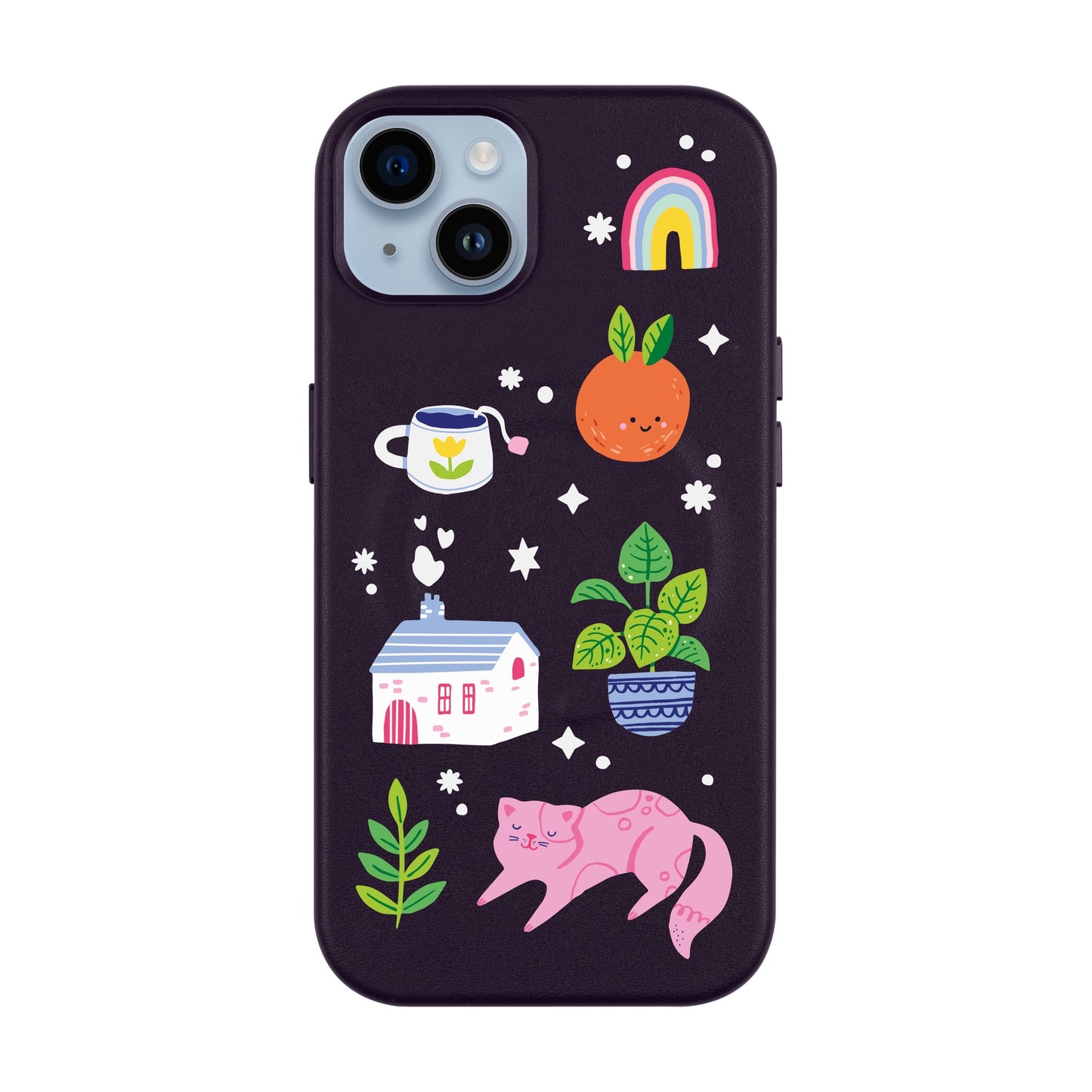FRESH SPRING-iPhone 14 Plus Leather Kılıf MagSafe Özellikli
