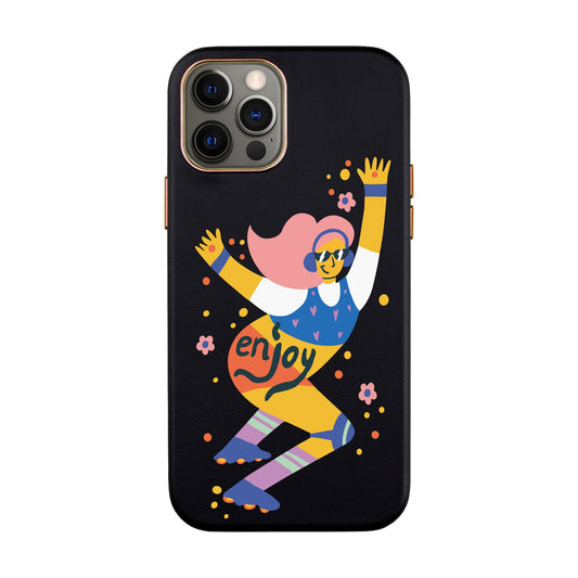 ENJOY-iPhone 11 Pro Max Leather Kılıf