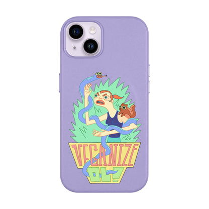 VEGANİZE-iPhone 14 Plus Leather Kılıf MagSafe Özellikli