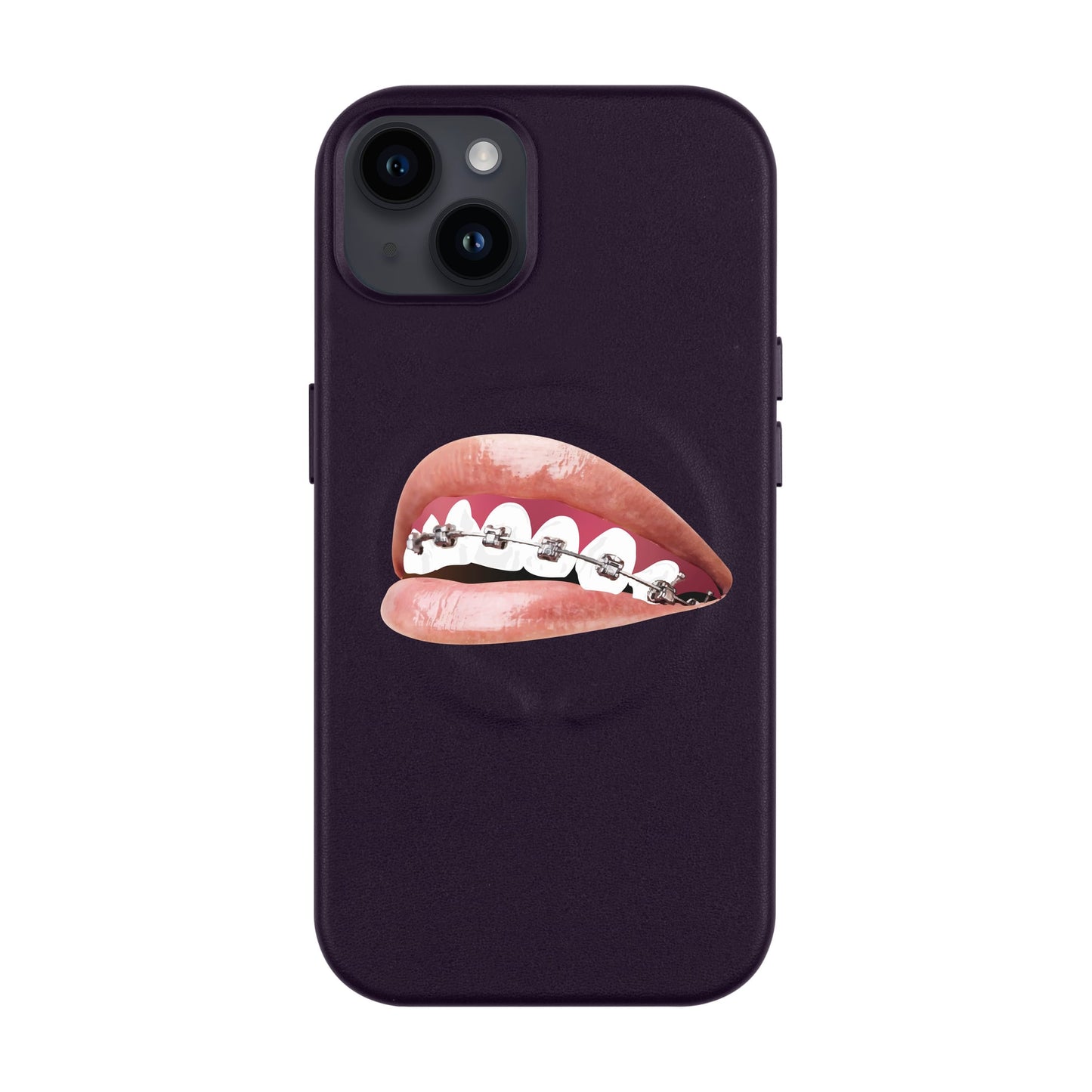 ORTHODONTIST-iPhone 14 Plus Leather Kılıf MagSafe Özellikli