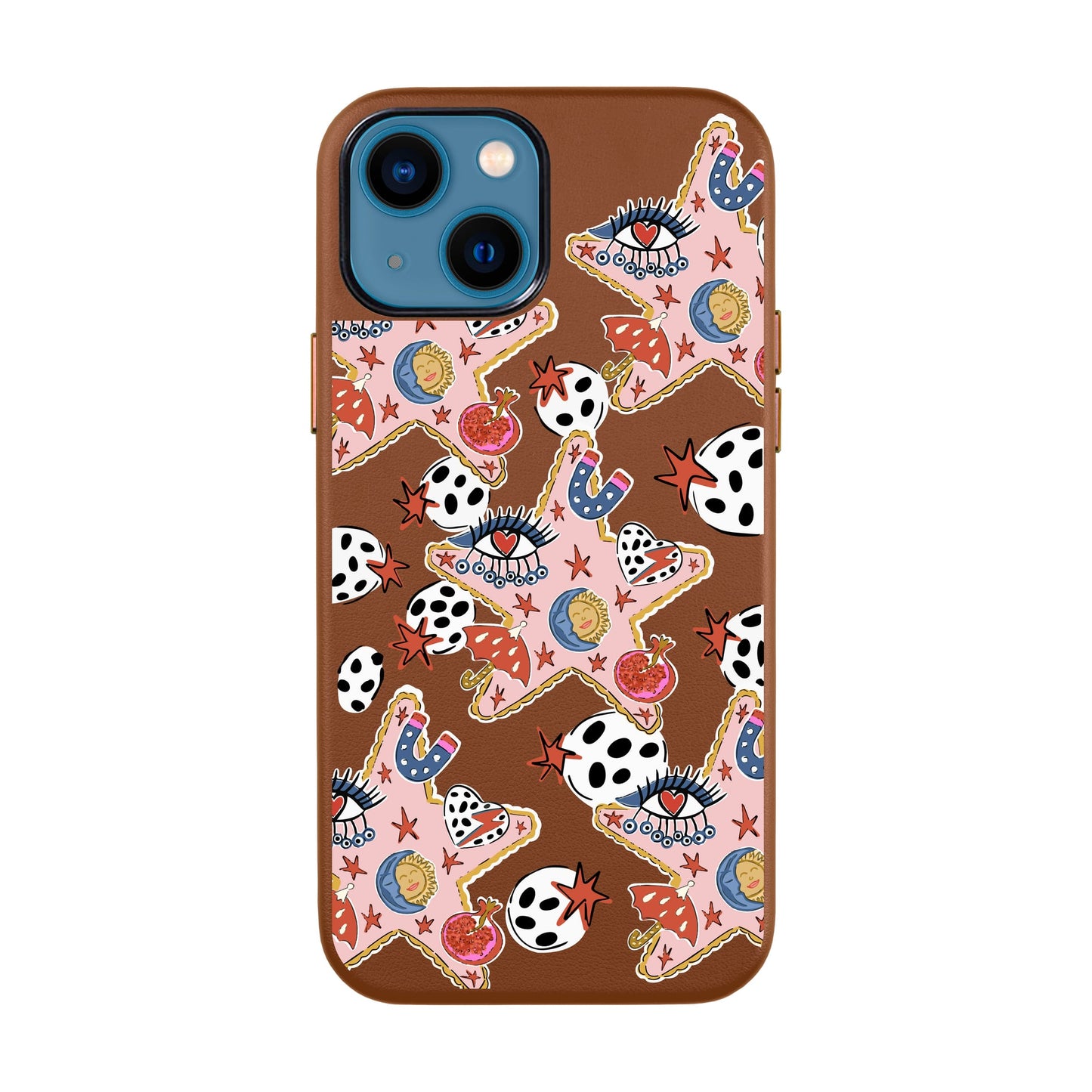 DURUSKO-iPhone 14 Leather Kılıf