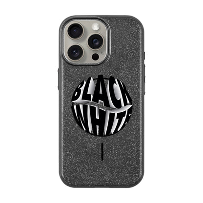 BLACK WHITE-iPhone 15 Pro Max Radiant Kılıf MagSafe Özellikli