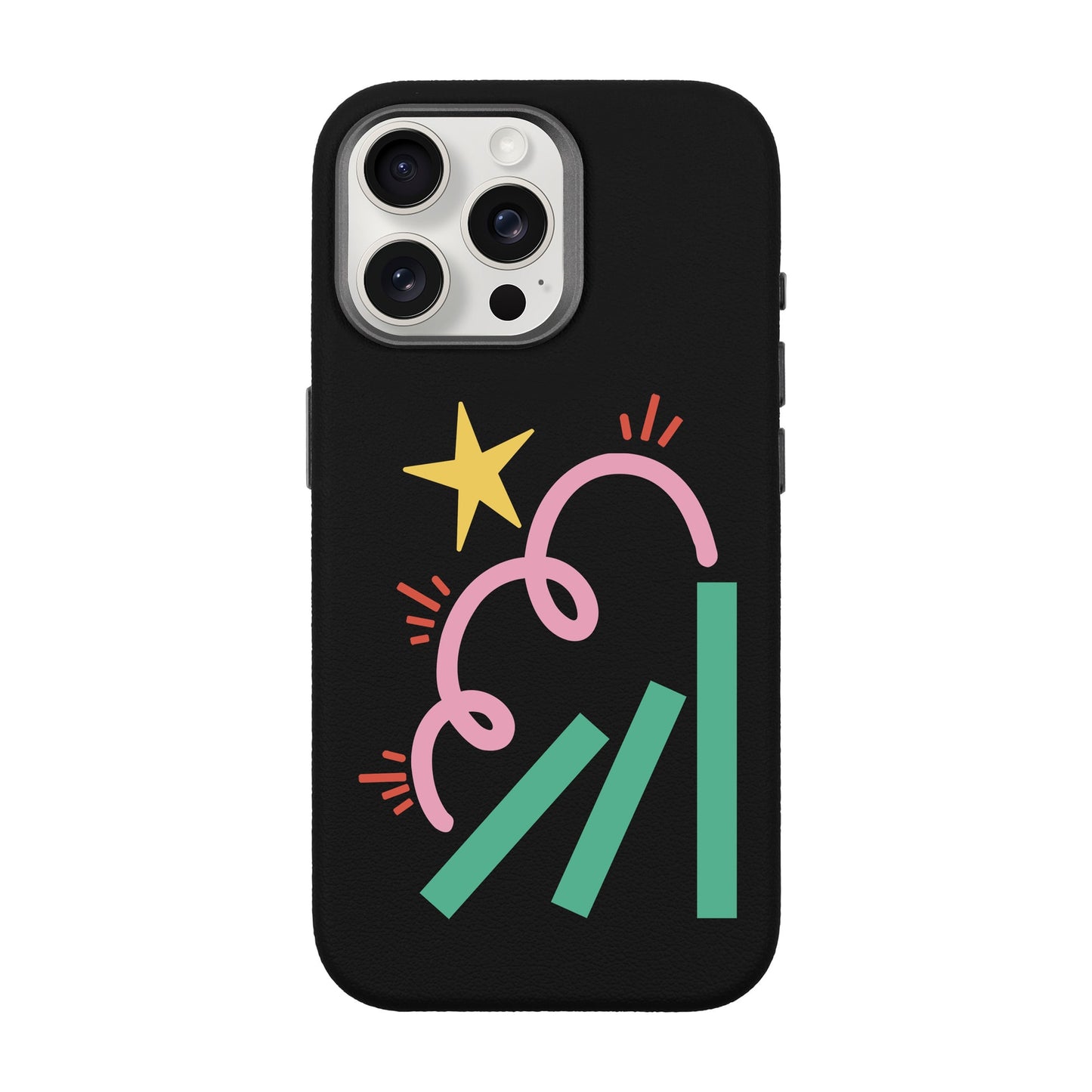 DOMINO-iPhone 15 Pro Max Leather Premium Kılıf MagSafe Özellikli