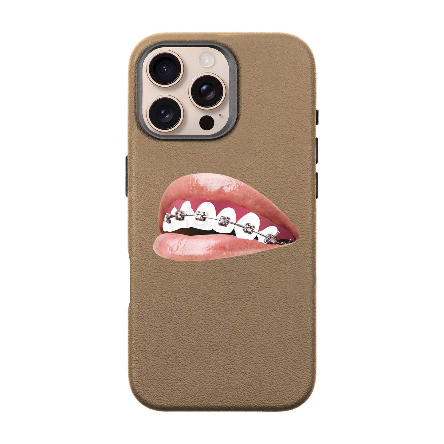 ORTHODONTIST-iPhone 16 Pro Max Leather Premium Kılıf MagSafe Özellikli