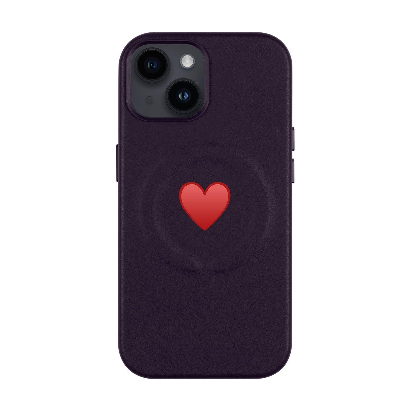 SPREAD HEART-Leather Kılıf MagSafe Özellikli - iPhone 13