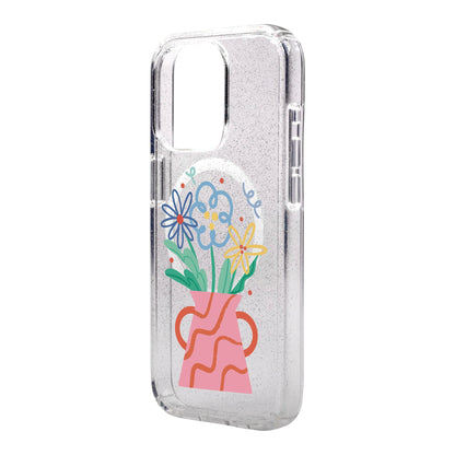 PINK VASE-iPhone 15 Pro Max Shiny Kılıf MagSafe Özellikli