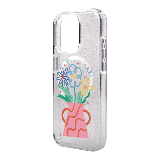 PINK VASE-iPhone 15 Pro Max Shiny Kılıf MagSafe Özellikli