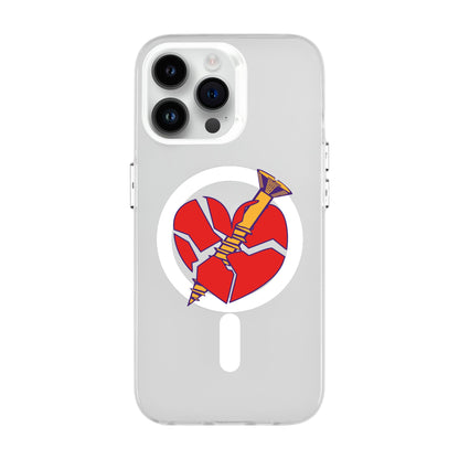 BROKEN HEART-iPhone 14 Pro Max Hold Kılıf MagSafe Özellikli