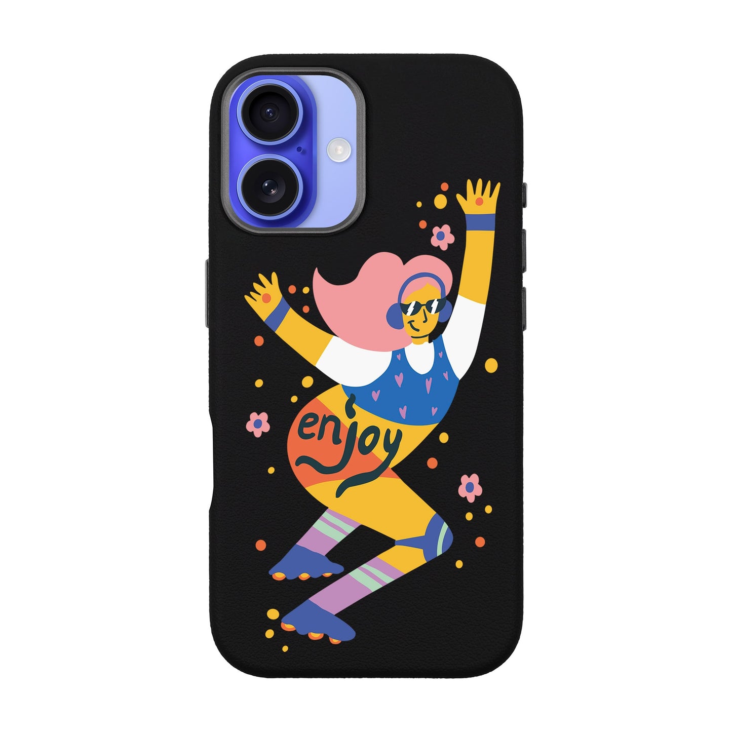 ENJOY-iPhone 16 Plus Leather Premium Kılıf MagSafe Özellikli