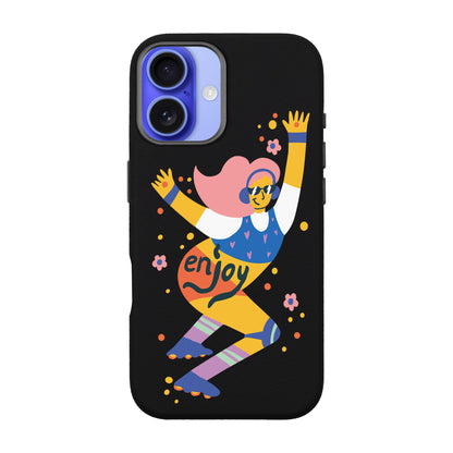 ENJOY-iPhone 16 Plus Leather Premium Kılıf MagSafe Özellikli