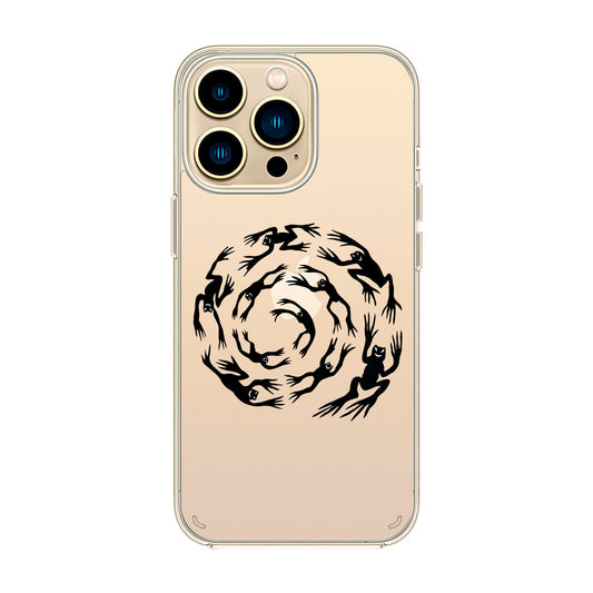 SWIRLING FROGS-iPhone X / Xs Solid Kılıf