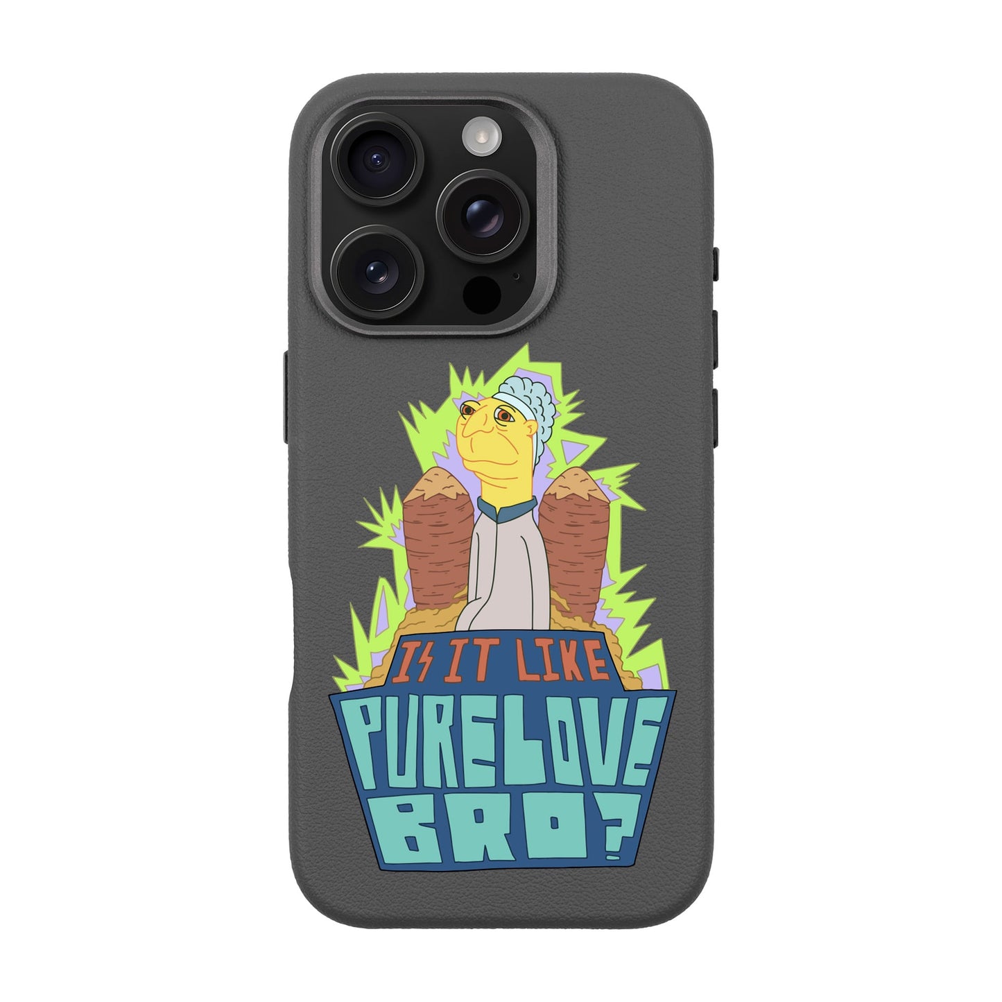 PURE LOVE-iPhone 16 Pro Leather Premium Kılıf MagSafe Özellikli