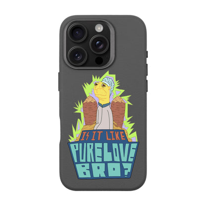 PURE LOVE-iPhone 16 Pro Leather Premium Kılıf MagSafe Özellikli
