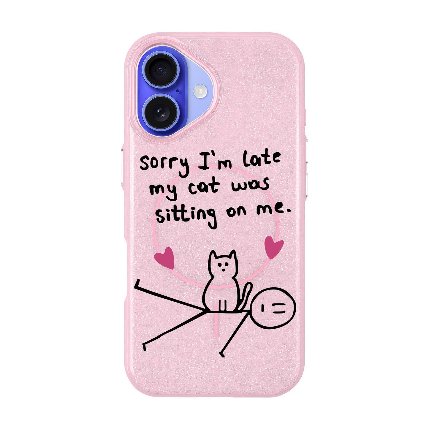 SORRY I'M LATE-iPhone 16 Radiant Kılıf MagSafe Özellikli