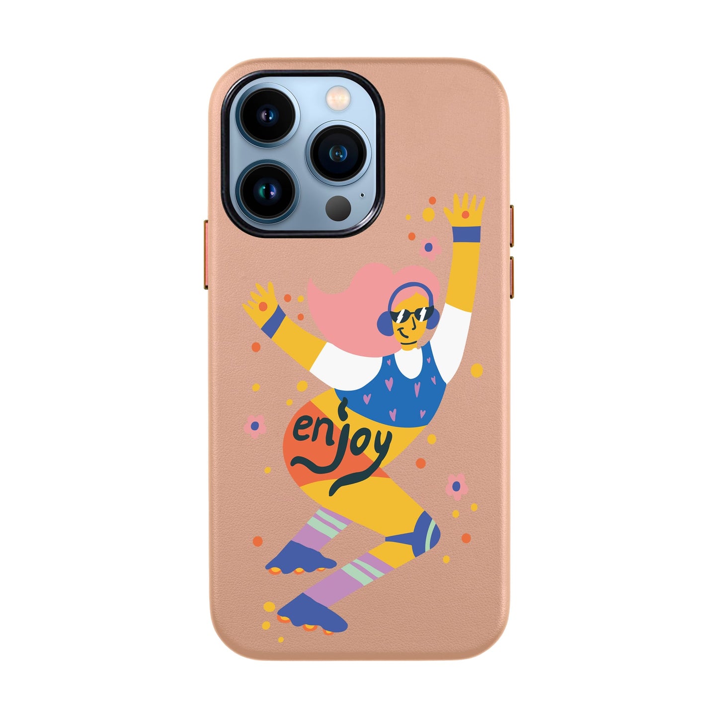 ENJOY-iPhone 13 Pro Leather Kılıf