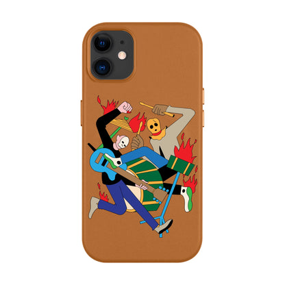 MONSTER MASH-Leather Kılıf MagSafe Özellikli - iPhone 11