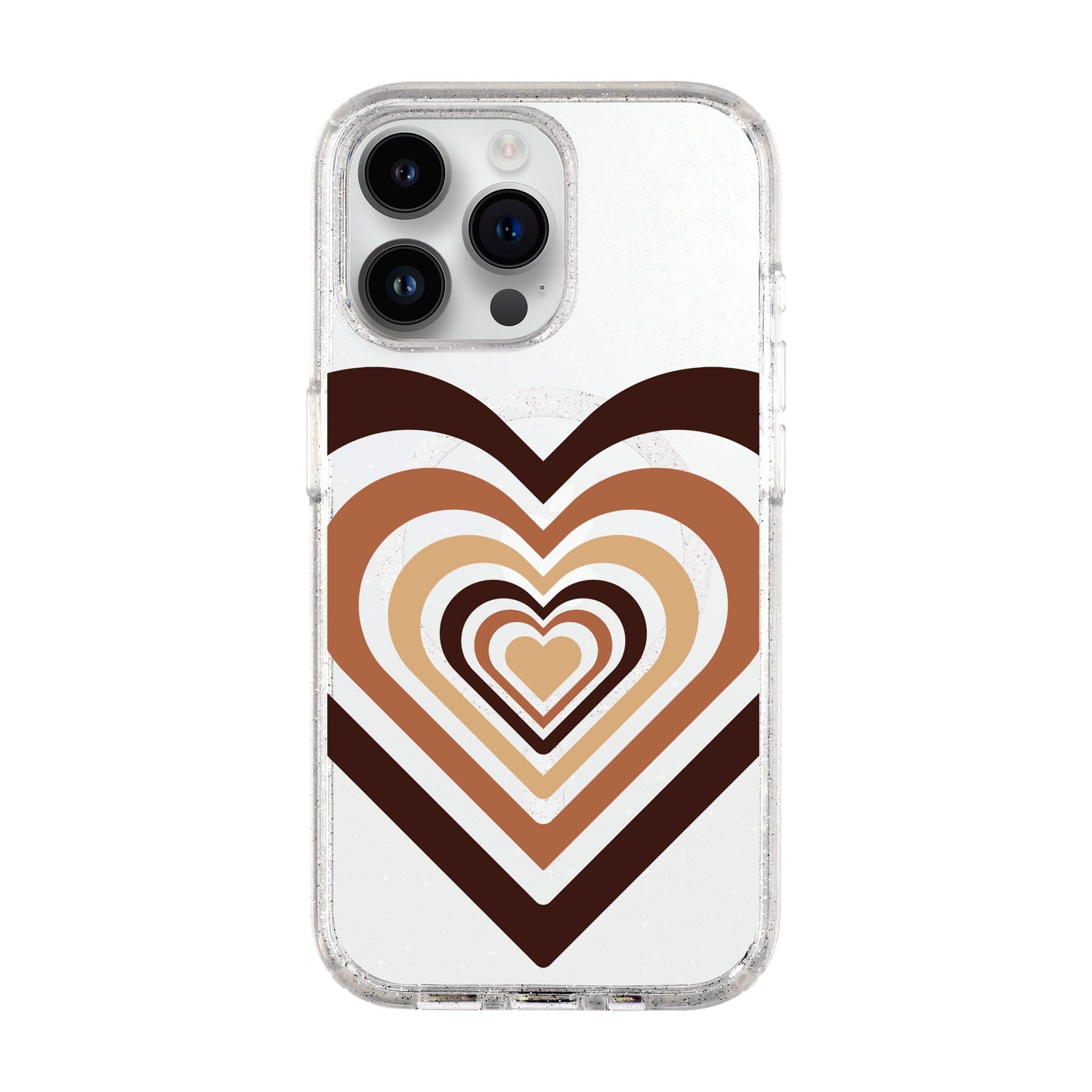 HEART-iPhone 14 Pro Max Shiny Kılıf MagSafe Özellikli