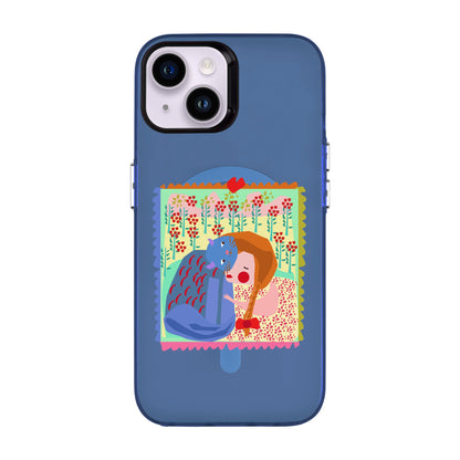 KEDİ POSTA PULU-Hold Kılıf MagSafe Özellikli - iPhone 13