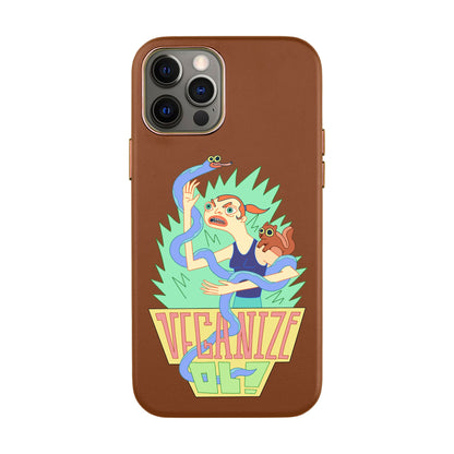 VEGANİZE-iPhone 11 Pro Max Leather Kılıf