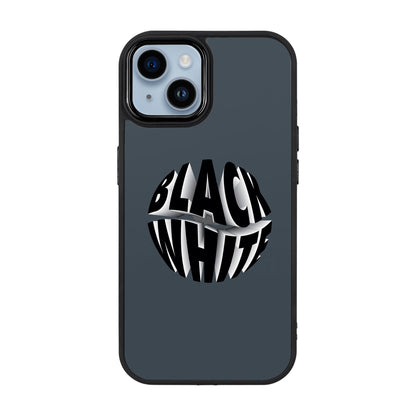 BLACK WHITE-iPhone 14 Plus Proof Kılıf